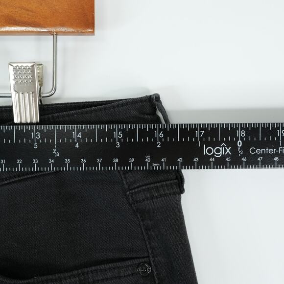 Seven7 Skinny Jeans Womens 10 (32x28.5) Black High Rise Stretch Denim Tight Pant - Picture 9 of 12